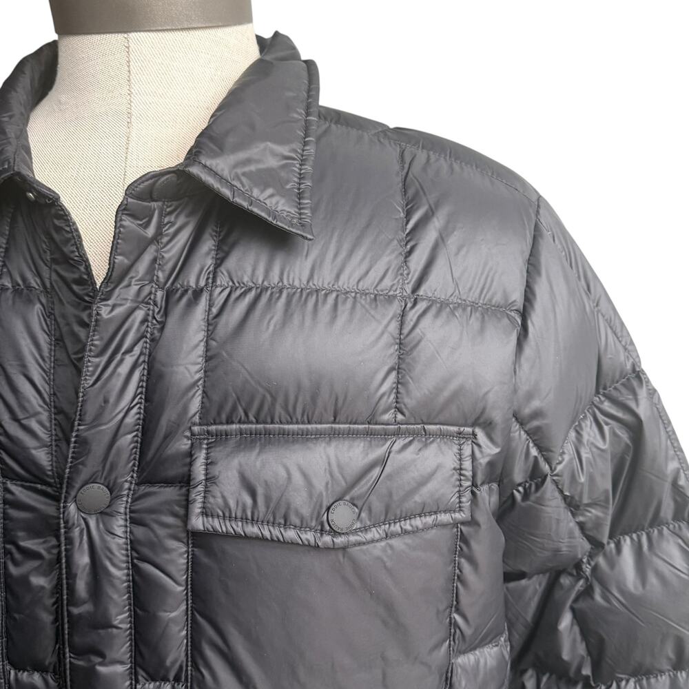 Eddie Bauer Cirrus Lite Shirt Jacket Men’s L Black Down Lightweight Quilted NWT - Picture 2 of 8
